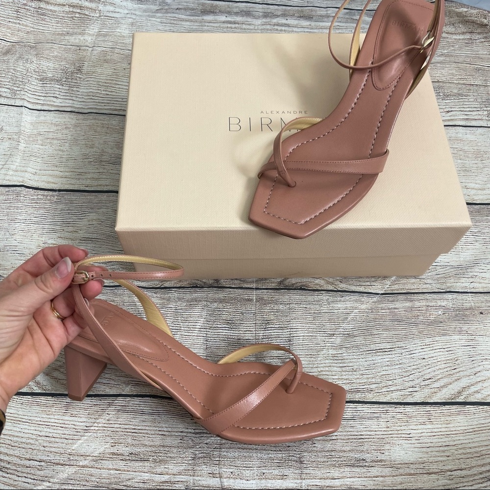 NIB Alexandre Birman Antique Nelly Square Toe Sandals - Picture 5 of 10